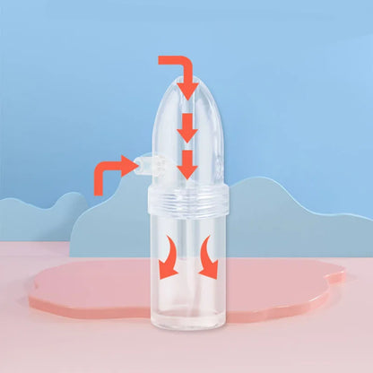 Baby Nasal Aspirator with Hand Pump - Hygienic Nose Cleaner with Soft, Non-Invasive Tip for Infants