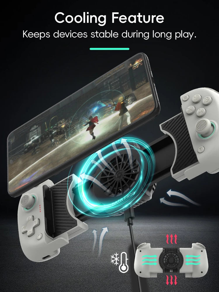 DATA FROG X3 Wireless Game Controller — Android Controller for Samsung Galaxy, Compatible with PUBG Mobile