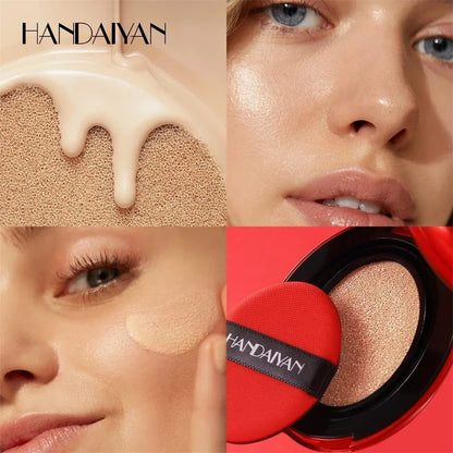 Air Cushion Foundation – Light Natural Moisturizing Concealer, Whitening, Oil-Control, Long-Lasting Base Makeup for Women (Korean Cosmetic)