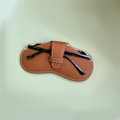 Women’s Leather Soft Glasses Case – Portable Sunglasses Protector Pouch Fashion Eyewear Storage Bag Accessory