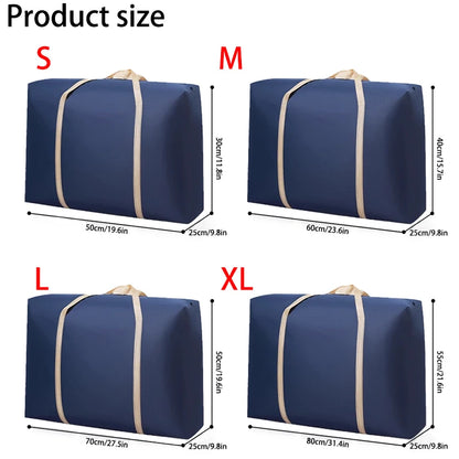 Extra Large Waterproof Moving Bag - Foldable Travel Luggage & Home Storage Packing Bag