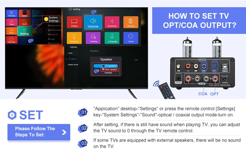 AIYIMA Audio T9 HiFi Bluetooth 5.0 Vacuum Tube Amplifier – USB DAC, COAX, OPT, VU Meter Stereo Amplifier for Speakers