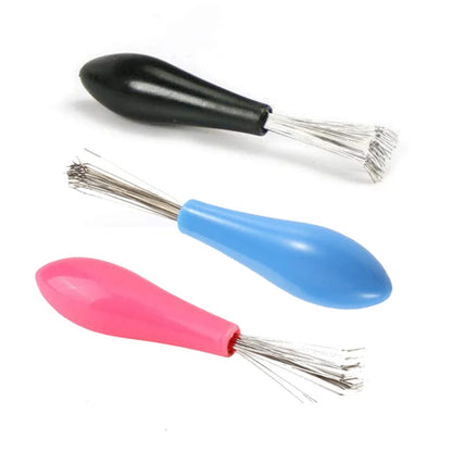 Hair Brush Cleaner Tool – Plastic Handle Comb Cleaning Brush for Removing Embedded Hair & Debris