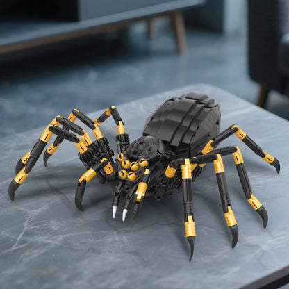 Creative Wild Animal Spider Building Blocks – Micro Assembly Kit, Halloween Horror Toy for Kids