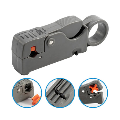 Wire Stripping Pliers - Stainless Steel Insulated Cable Stripper with Hex Wrench for Electrical Work