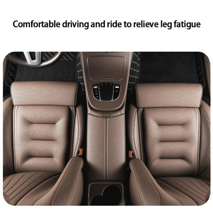 Universal Car Seat Cushion with Leg Support - Breathable Thick Padded Comfort Mat