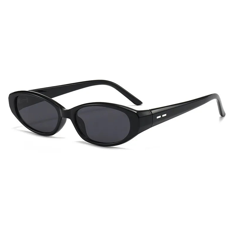 Retro Oval Sunglasses for Women & Men - Y2K Cat Eye UV400 Outdoor Sports Eyewear for Hiking & Cycling