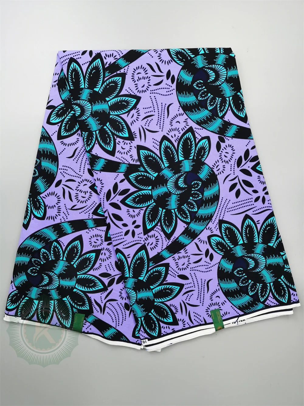 African Wax Fabric - Cotton Nigerian Ankara Batik Block Print Sewing Cloth
