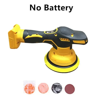 Cordless Electric Car Polisher Compatible with DeWALT 20V Battery – 8-Speed Auto Detailing Machine for Waxing, Sanding & Polishing Power Tool