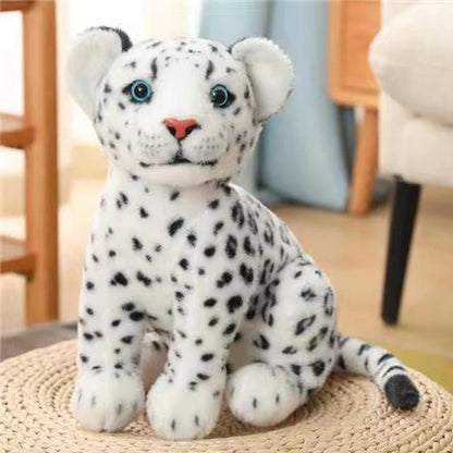 20-25cm Giant Realistic Tiger & Collie Dog Plush – Cute Forest Animal Pillow Toy Gift for Girls