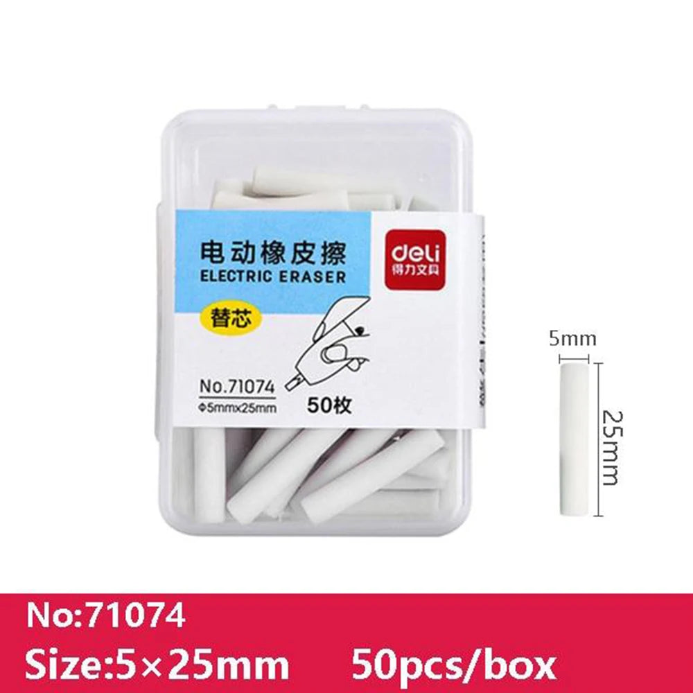 Electric Rubber Eraser Pen by Deli — Adjustable Auto Eraser for Writing, Sketching, and Drawing