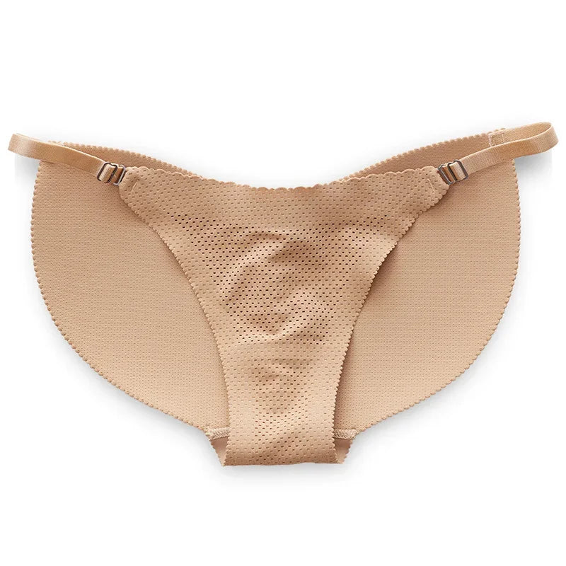 Hip Padded Panties for Women - Butt Lifter Shapewear with Push-Up Shaper Control Briefs, Includes Fake Ass Panty with Hip Pads