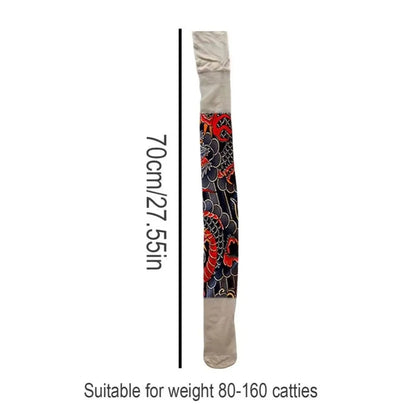 Full Leg Tattoo Socks - Sun-Proof Elastic Stockings for Cycling, Fishing & Casual Wear