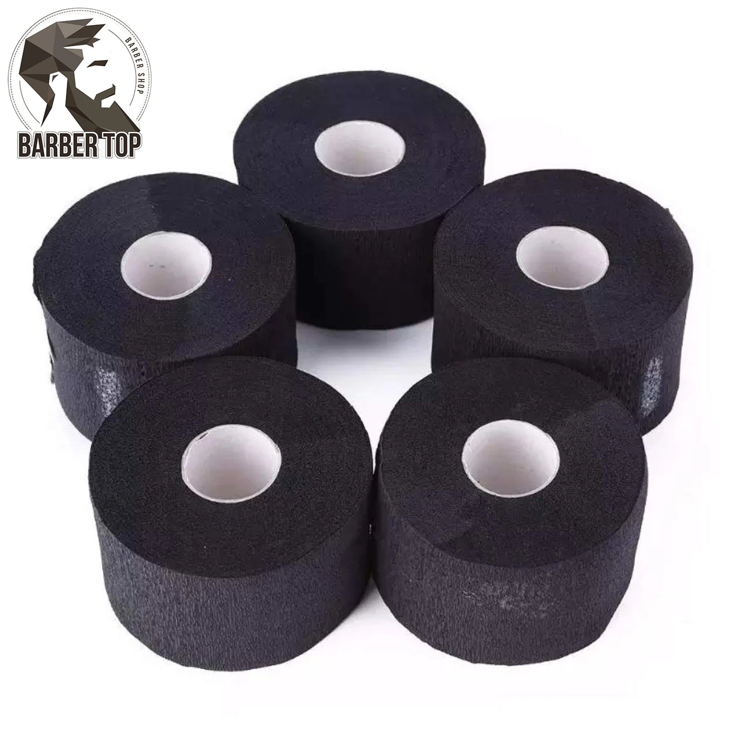Salon Professional Neck Paper: Black Barber Hairdresser Roll for Cutting and Dressing - Hairdressing Collar Accessory for Necks Covering