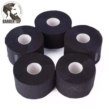 Salon Professional Neck Paper: Black Barber Hairdresser Roll for Cutting and Dressing - Hairdressing Collar Accessory for Necks Covering