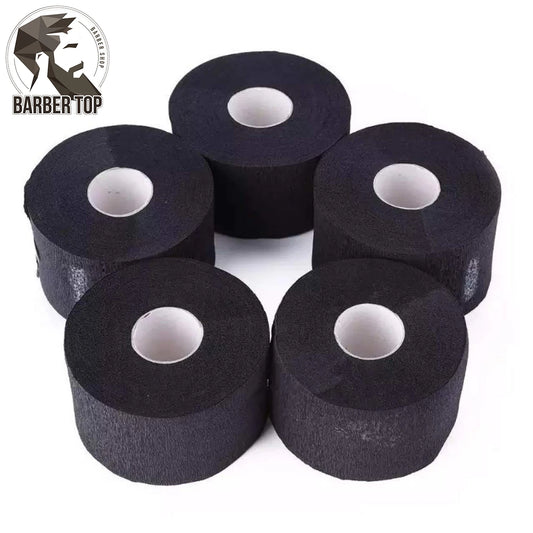 Salon Professional Neck Paper: Black Barber Hairdresser Roll for Cutting and Dressing - Hairdressing Collar Accessory for Necks Covering