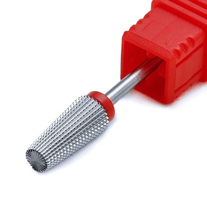 Purple 5-in-1 Tapered Carbide Nail Drill Bits - Milling Cutter for Manicure, Gel & Acrylic Removal, Nail Accessories Tool