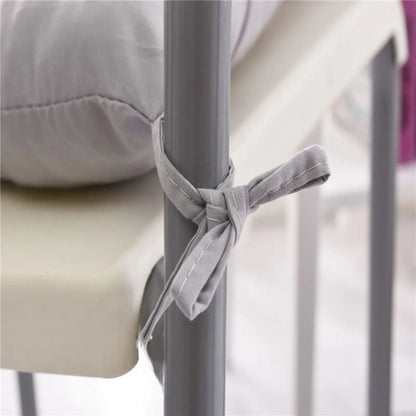 Solid Square Chair Cushion – Seat Pad with Anti-Skid Strap, Indoor & Outdoor Sofa Pillow for Home, Office & Car
