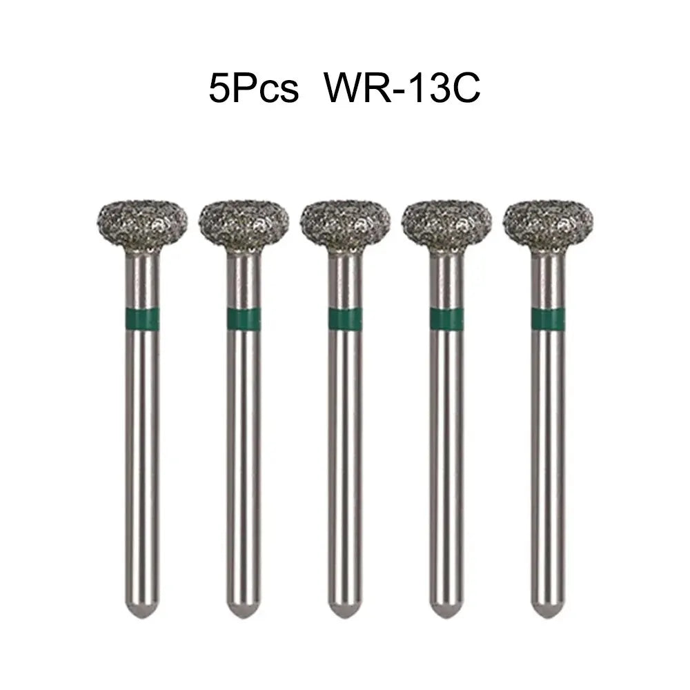 5pcs Dental Diamond Burs Drill FG 1.6mm – High-Speed Handpiece Burs for Polishing & Whitening