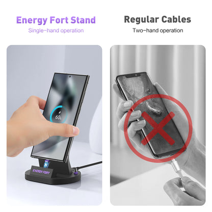 Samsung Galaxy Type-C Magnetic Charging Dock - Compatible with A15, A16, A55, A57, Xiaomi Redmi, iPhone & Google Devices