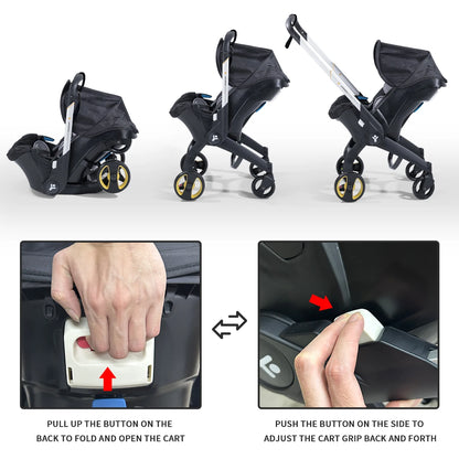 Portable Foldable Baby Stroller — Bidirectional Wagon for Easy Travel