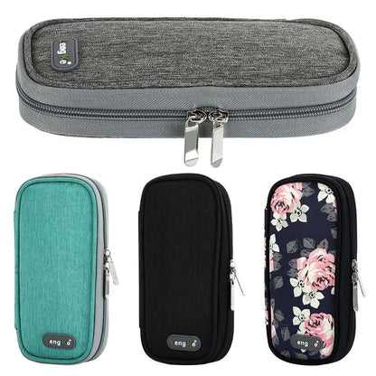 Oxford Cloth Insulin Cooling Bag - Portable Cold Storage Medicine Cooler for Diabetes, Travel-Friendly Drug Freezer