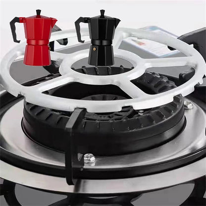 Simmer Ring Safe Stovetop Reducer - Portable Gas Stove Support for Camping - Durable Steel Coffee Maker Shelf - Practical Accessories