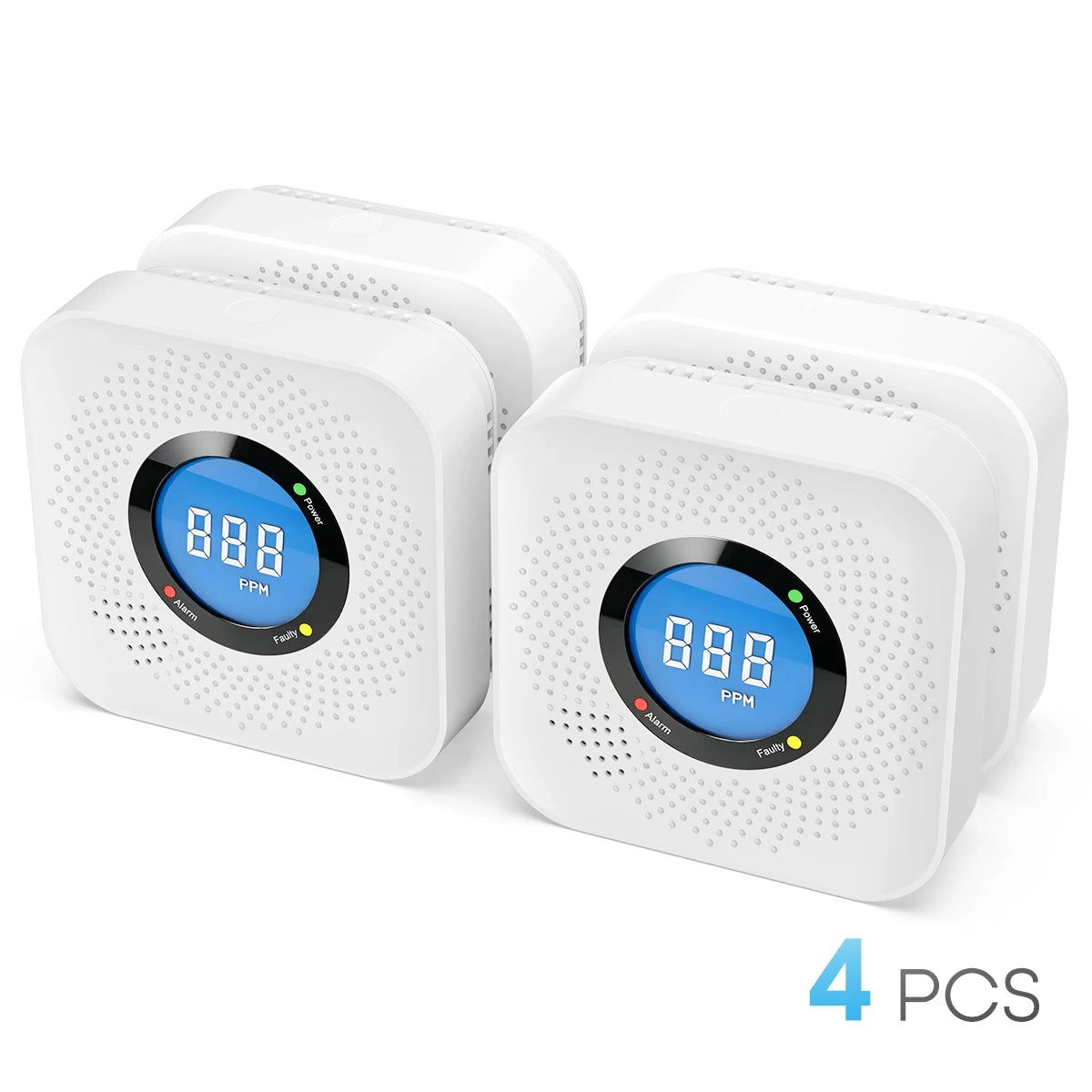 Carbon Monoxide Detector - 85dB High-Sensitivity CO Alarm with LCD Display for Home, Hotel & Furnace Safety