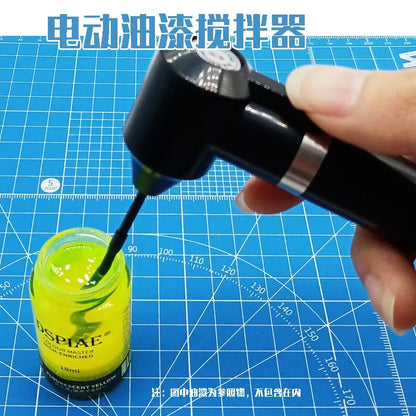 Electric Mixer Agitator: Model Paint Mixing Tool with Stirring Rod - Hobby Painting DIY Tool