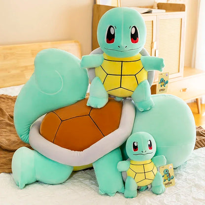 45cm Squirtle Plush Doll – Large Kawaii Pokémon Stuffed Turtle Pillow, Cute Christmas Gift Toy for Boys & Girls