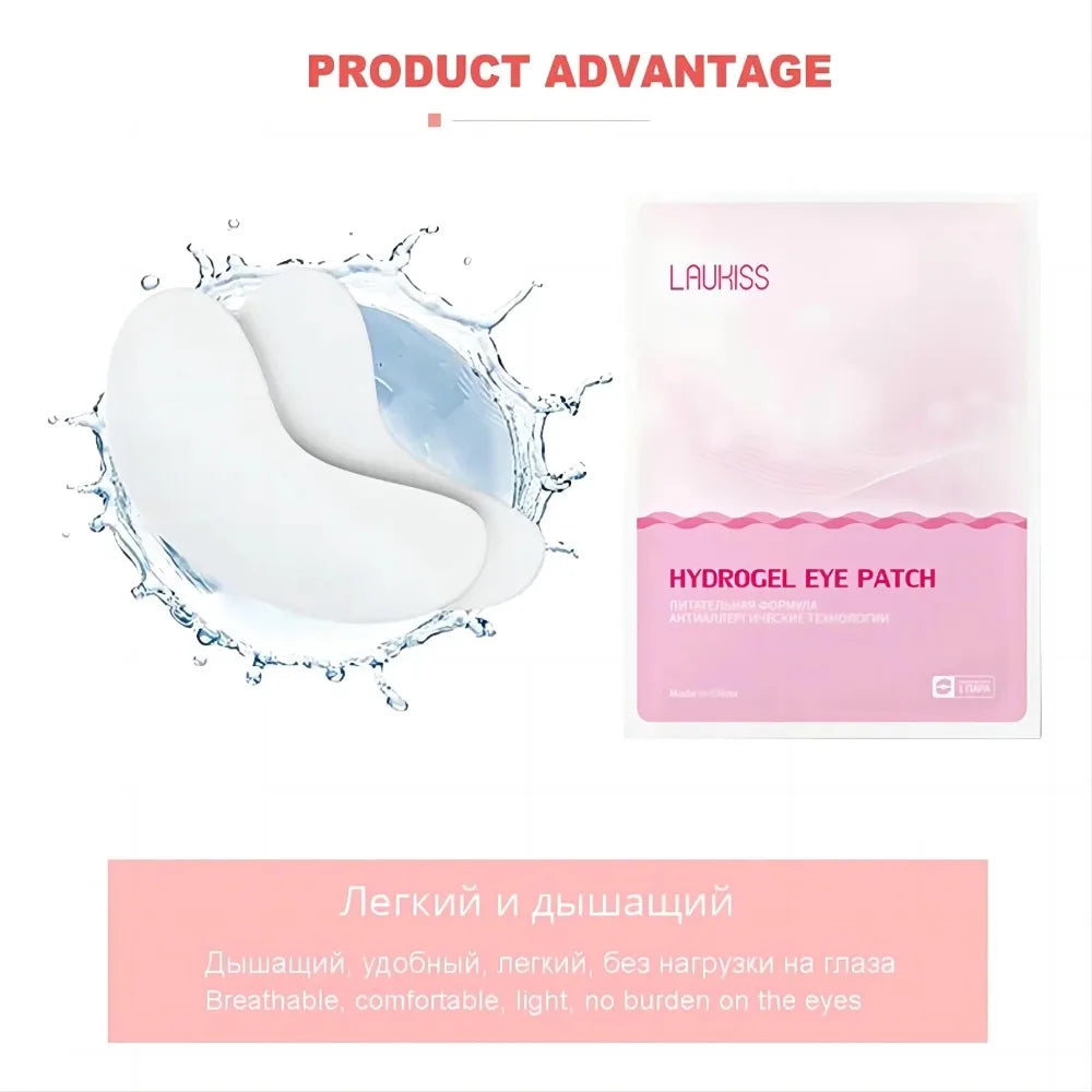 50/200/500 Eyelash Extension Patches — Style Under Eye Pads & Stickers for Grafted Lashes