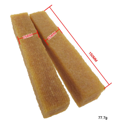 Cleaning Eraser Stick: 1" x 1" x 6" Natural Rubber for Dust Removal on Abrasive Belts, Sanding Discs, Drum Sanders, and Skateboards