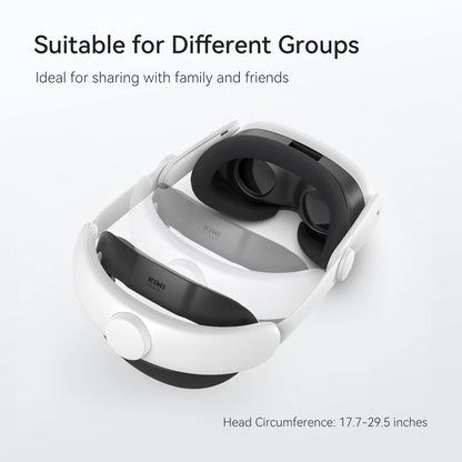 KIWI Design Comfort Adjustable Head Strap: Compatible with Quest 3 Elite Strap Replacement for Enhanced Support - VR Accessories