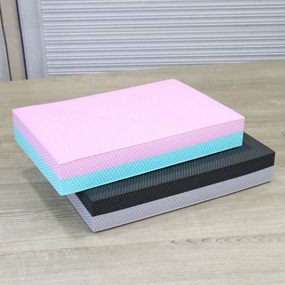 Yoga Balance Pad: 30x20x5cm, Multiple Colors Fitness Mat - Balancing Pad for Healthy Abdominal Wheel, Doubles as Meditation Cushion