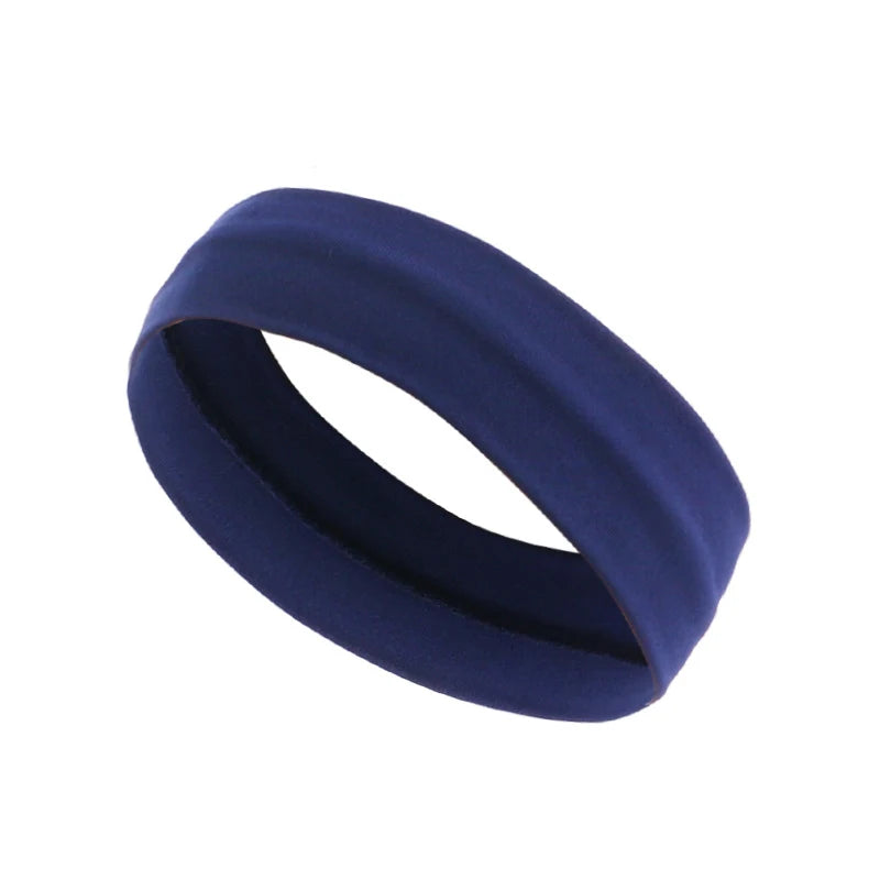 Summer Sports Headbands for Women – Solid Color Elastic Fitness, Yoga, and Running Bandanas, Stretch Makeup Hair Accessories 2023
