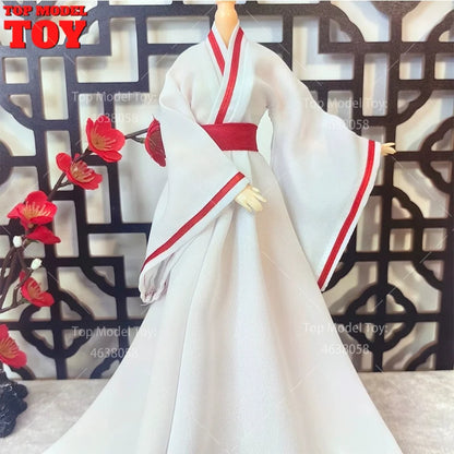 30cm 1/6 Doll Clothes – Style Printed Hanfu Outfit for 12" Female Action Figure Toy