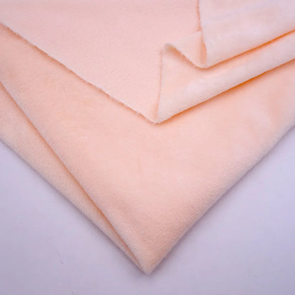160CM/63" Wide Minky Plush Fabric – Super Soft Flannel Fabric for DIY Dolls, Toys, and Crafts, Sold by the Meter