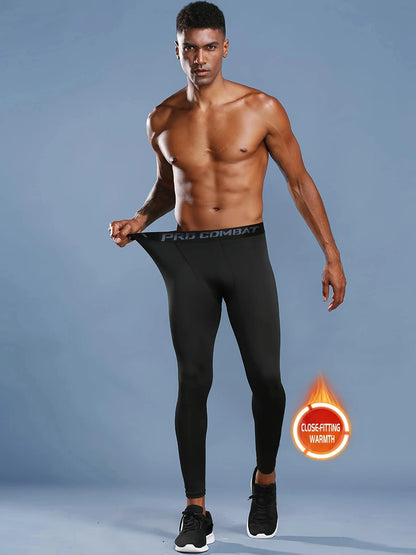 Men’s High-Performance Compression Leggings — Fitness & Workout Tights for Running and Training