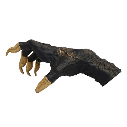 Gothic Witch's Hand Statues - Creative Resin Ornament and Wall Art Sculptures for Aesthetic Home Decor and Key Storage