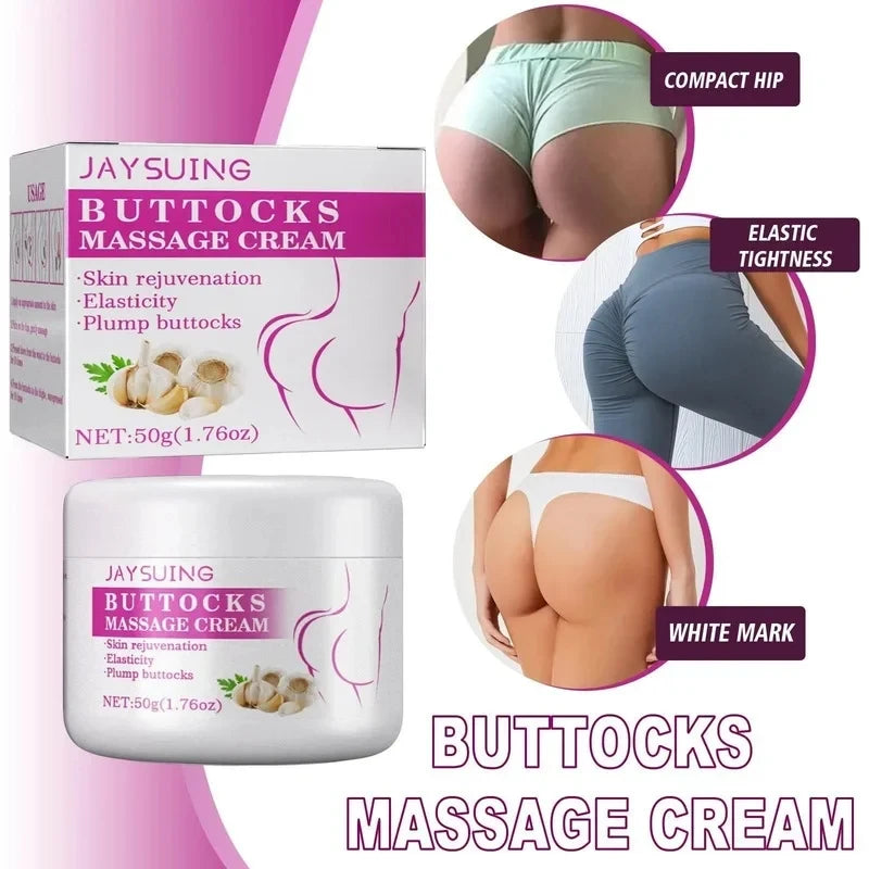 Buttock Firming & Shaping Cream – Hip Lift & Skin Tightening Body Care Essential Oil for Women, Smooth & Contoured Appearance Enhancement Formula
