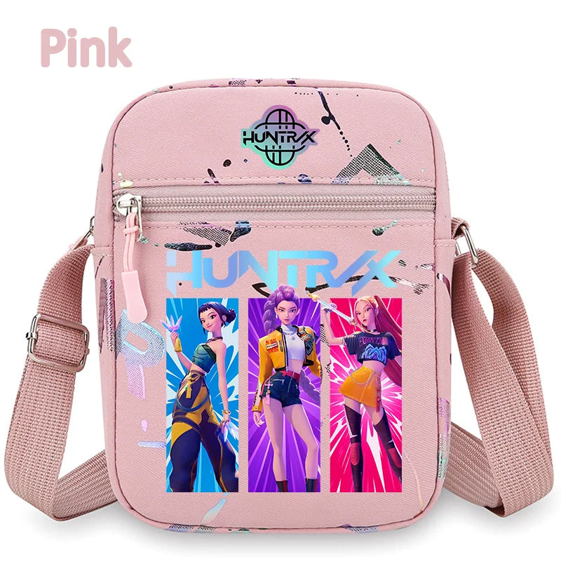 K-Pop Demon Hunters Crossbody Phone Bag – HUNTRX Rumi Huntrix Coin Wallet Shoulder Purse