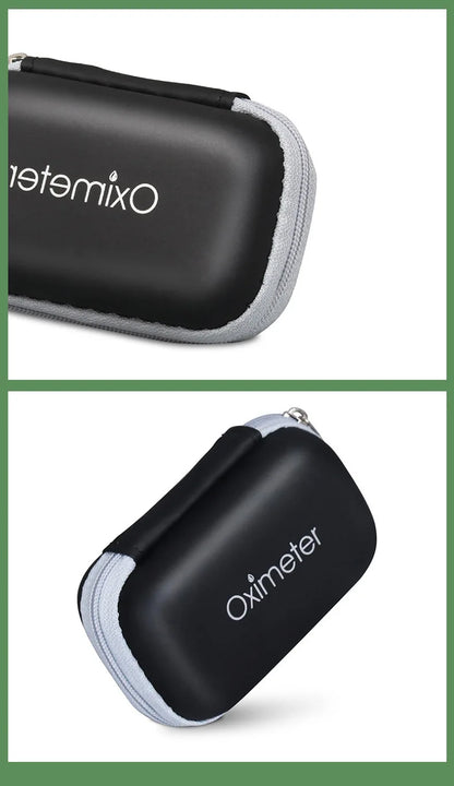 JUSTLANG Oximeter Storage Box – Tool Bag Pouch for Travel Essentials, Protective Kit with Organized Layout
