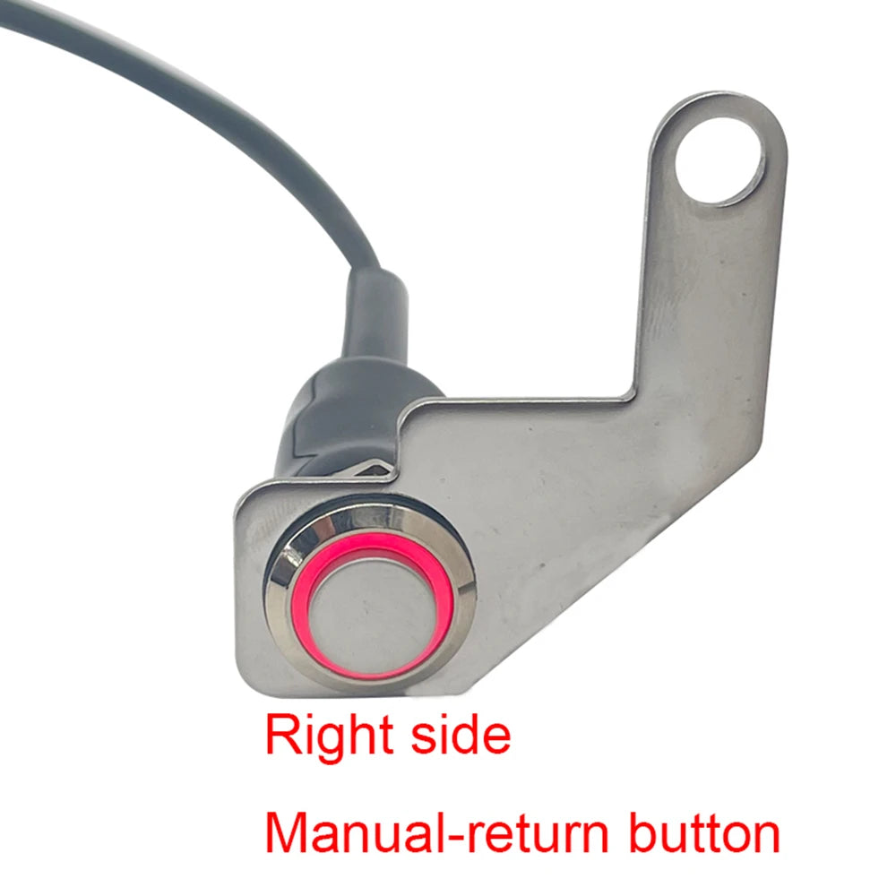 12V LED Waterproof Motorcycle Handlebar Switch – Manual Reset Button