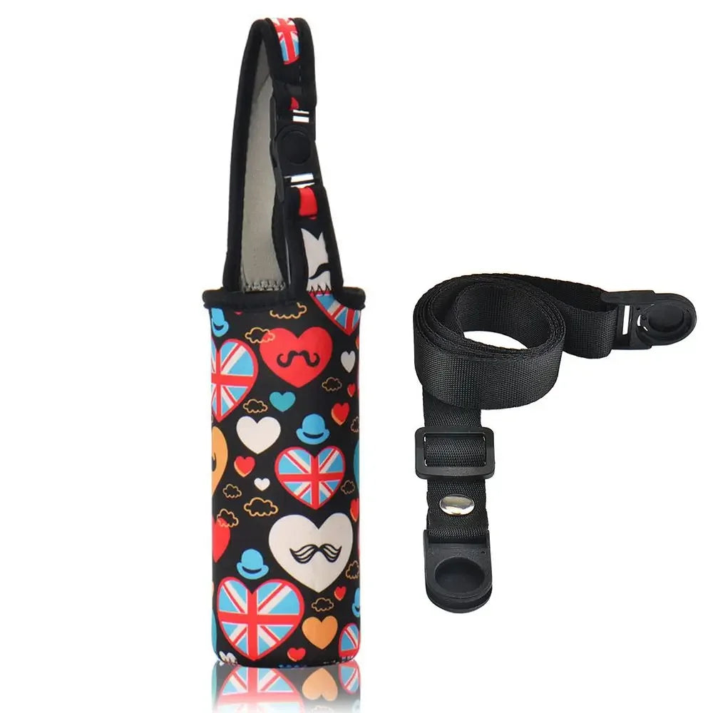 Universal Water Bottle Cooler Bag - Insulated High Capacity Pouch for Outdoor Travel, Camping & Hiking