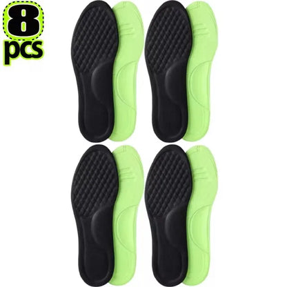 Memory Foam Orthopedic Shoe Insoles – Soft Deodorizing & Sweat-Absorbing Antibacterial Sports Insoles (2/12 Pairs) Shoe Comfort Inserts