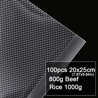 Kitchen Food Vacuum Sealer Bags - Fresh Food Storage & Long-Lasting Preservation
