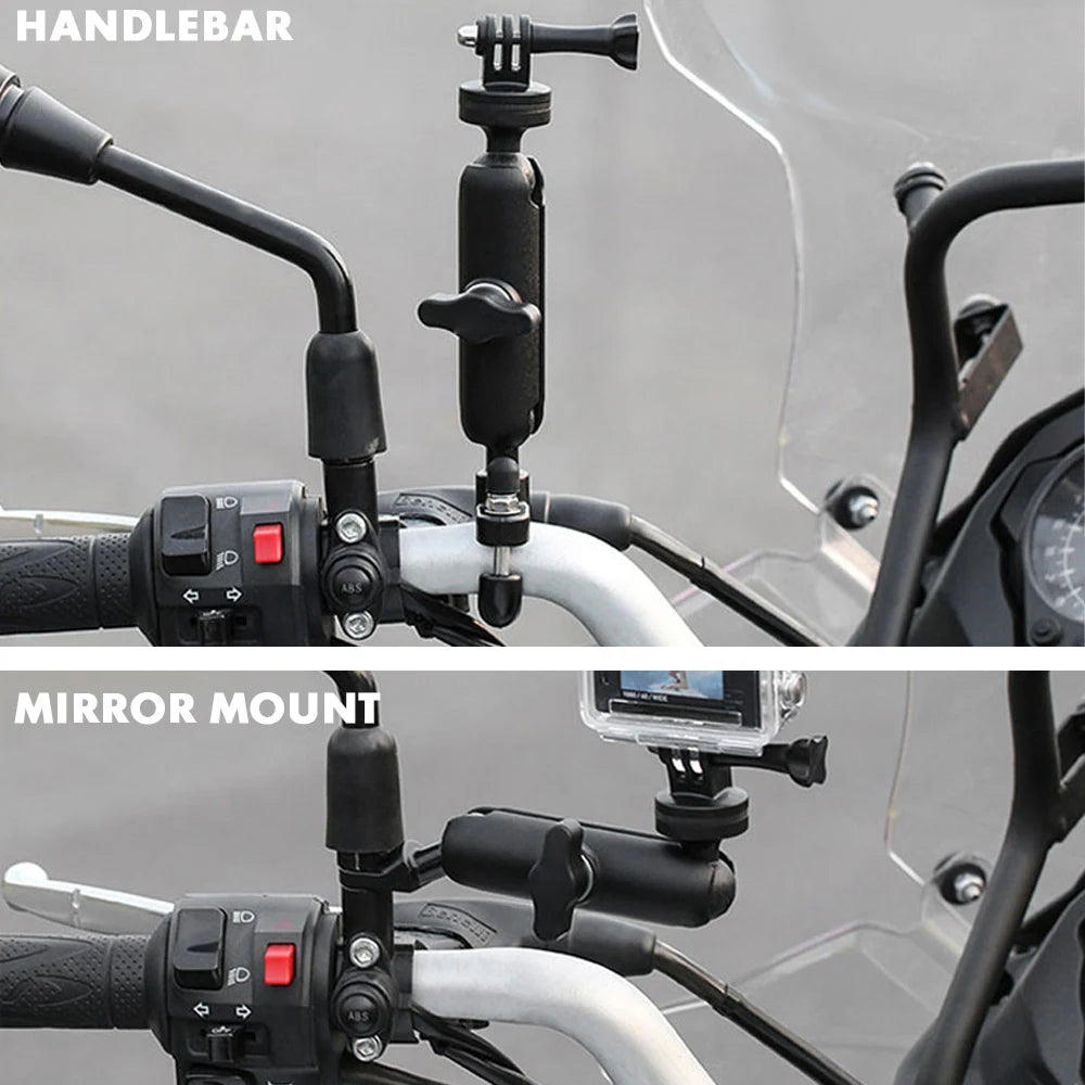 Motorcycle Action Camera Bracket Holder – Mount for BMW R1250GS, R1200GS, R NineT & Adventure Series Camera Mounting Accessories for Stable Recording