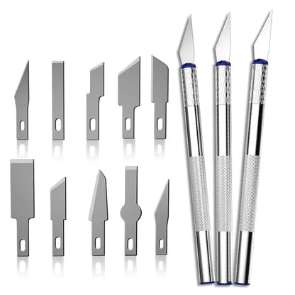 Pen Style Metal Carving Knife Set | Artistic Seal Cutting & DIY Precision Repair Tool Kit