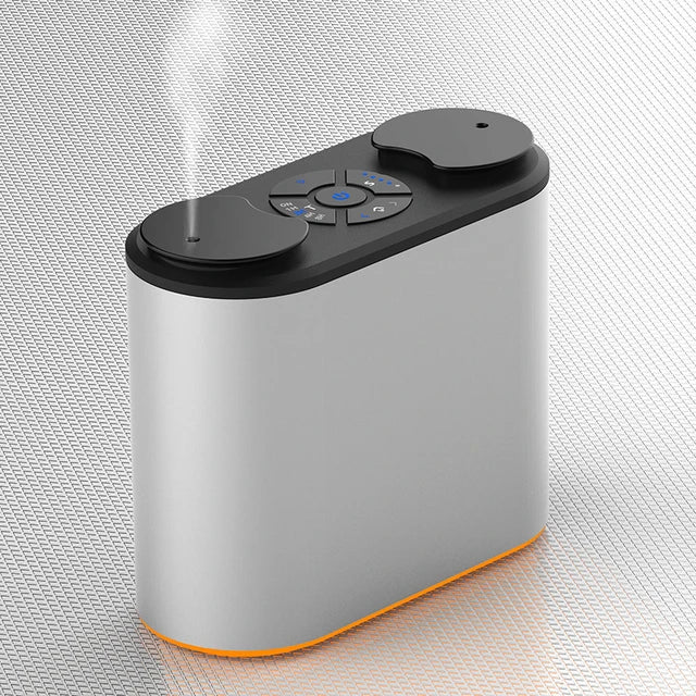 Waterless Aroma Diffuser – USB Aluminum Essential Oil Nebulizer & Air Humidifier for Home & Hotel"