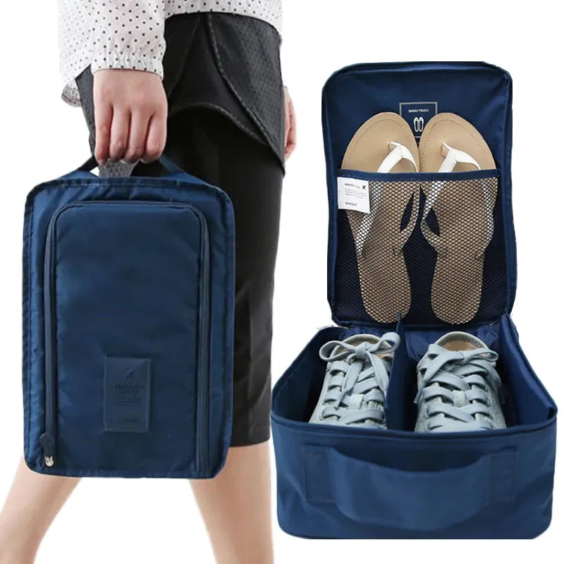 Multifunctional Waterproof Travel Bag – Portable Nylon Organizer for Shoes, Clothing, and Storage Pouch